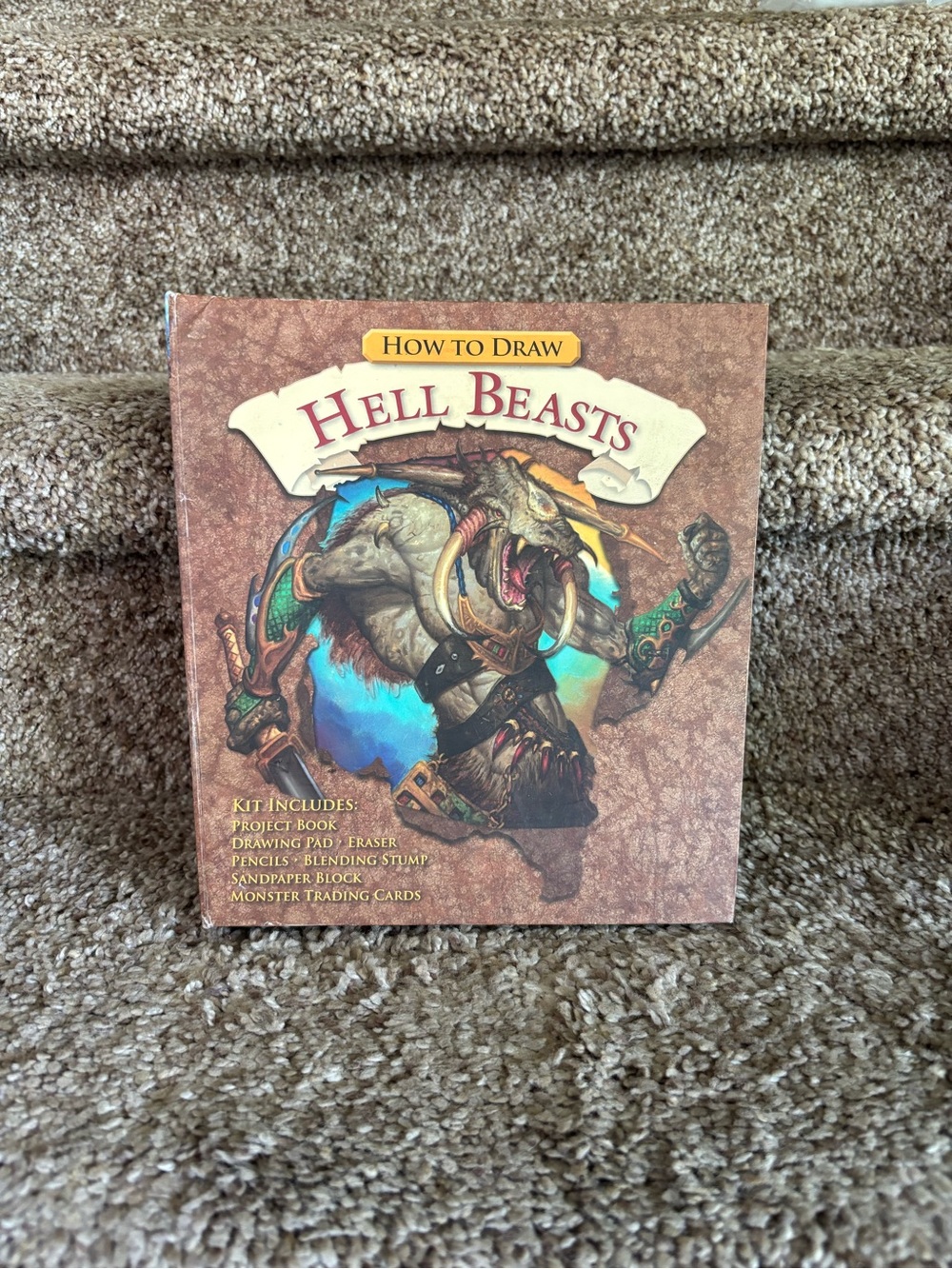 How to Draw Hell Beasts Art Kit - Brown Cover